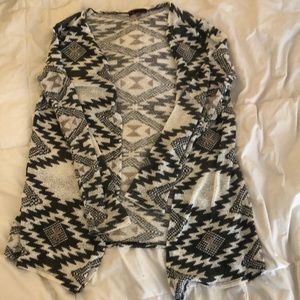 Geometric cardigan